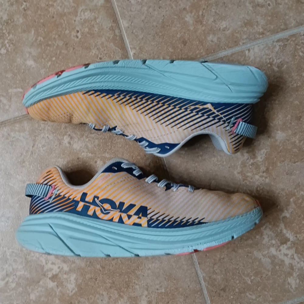 Hoka One Rincon 2 "Lunar Rock Black Iris" Running Shoes Sz.9½